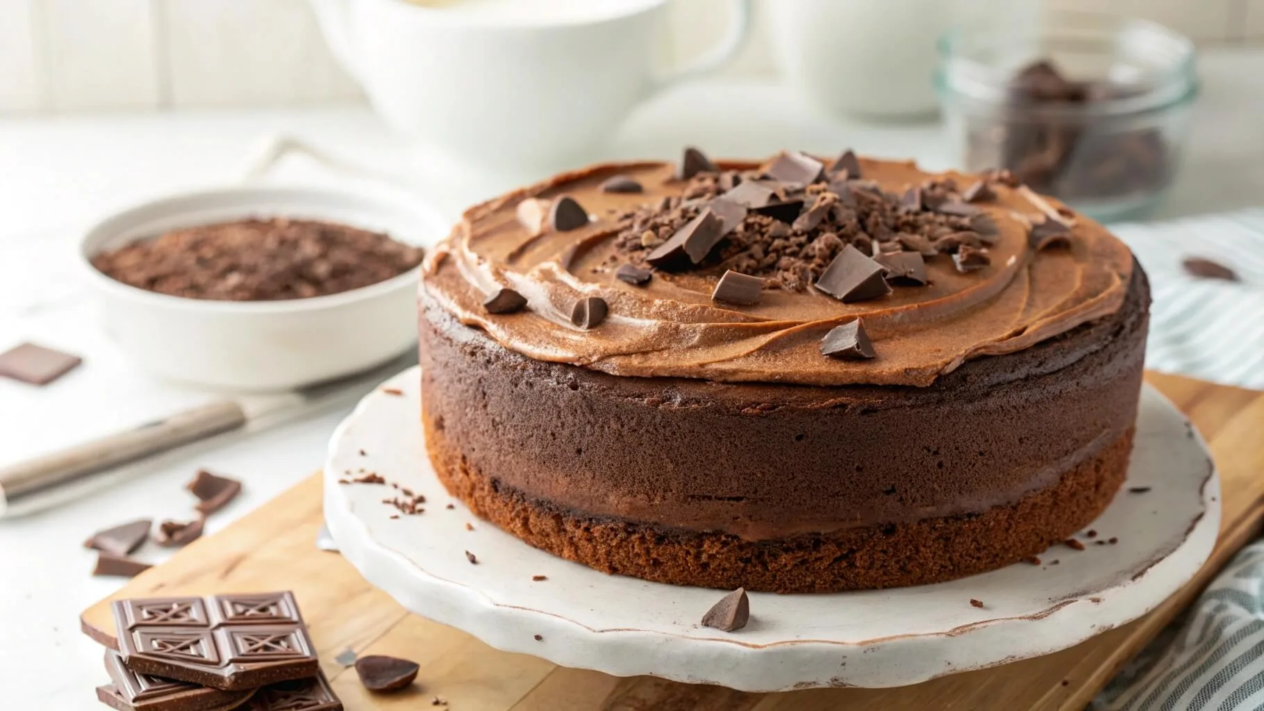 Sourdough chocolate cake - sourdough dessert recipes