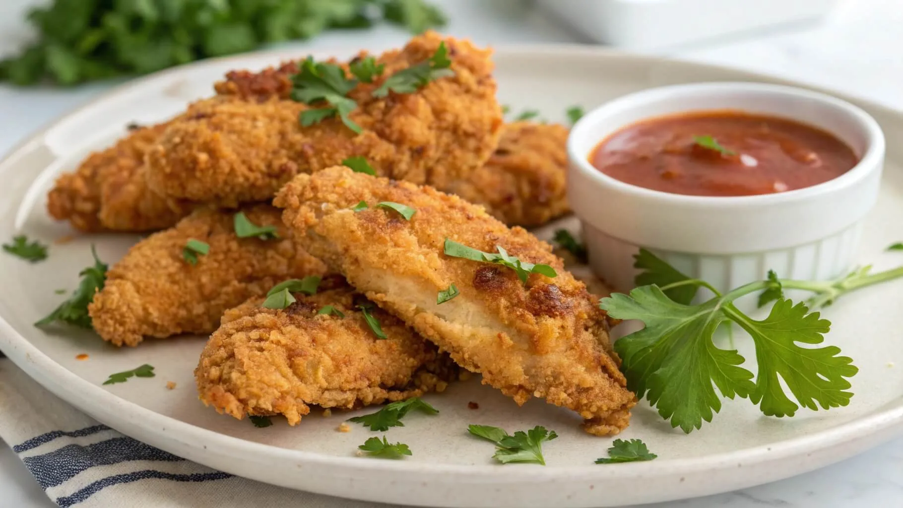 Spicy chicken tenders recipe ready in 15 minutes