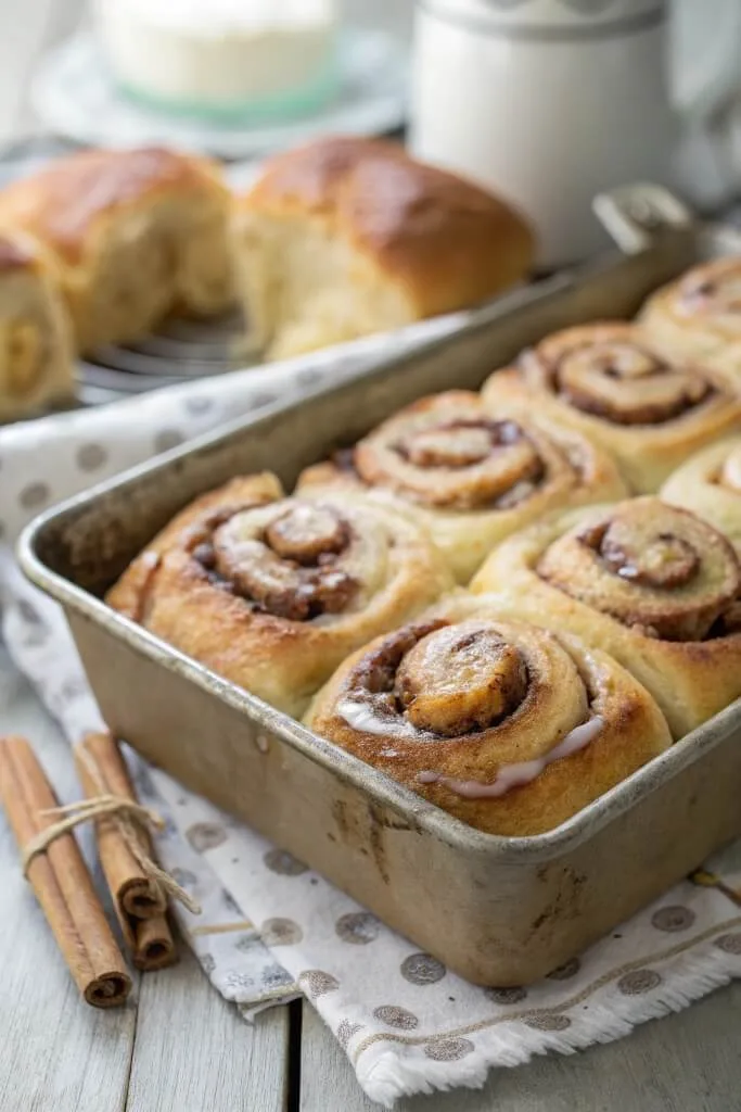 Banana Bread Cinnamon Rolls-3