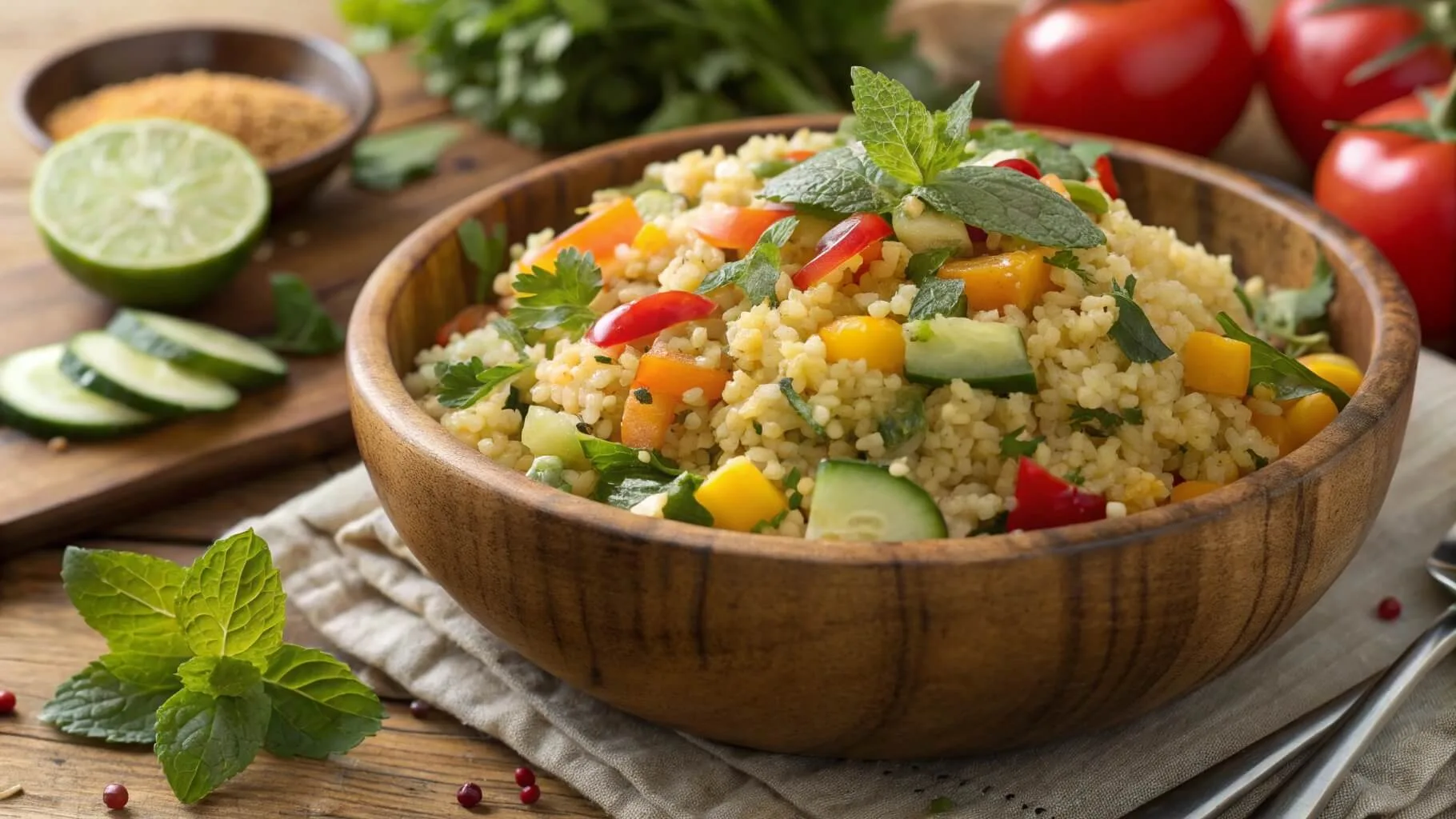 crispy rice salad