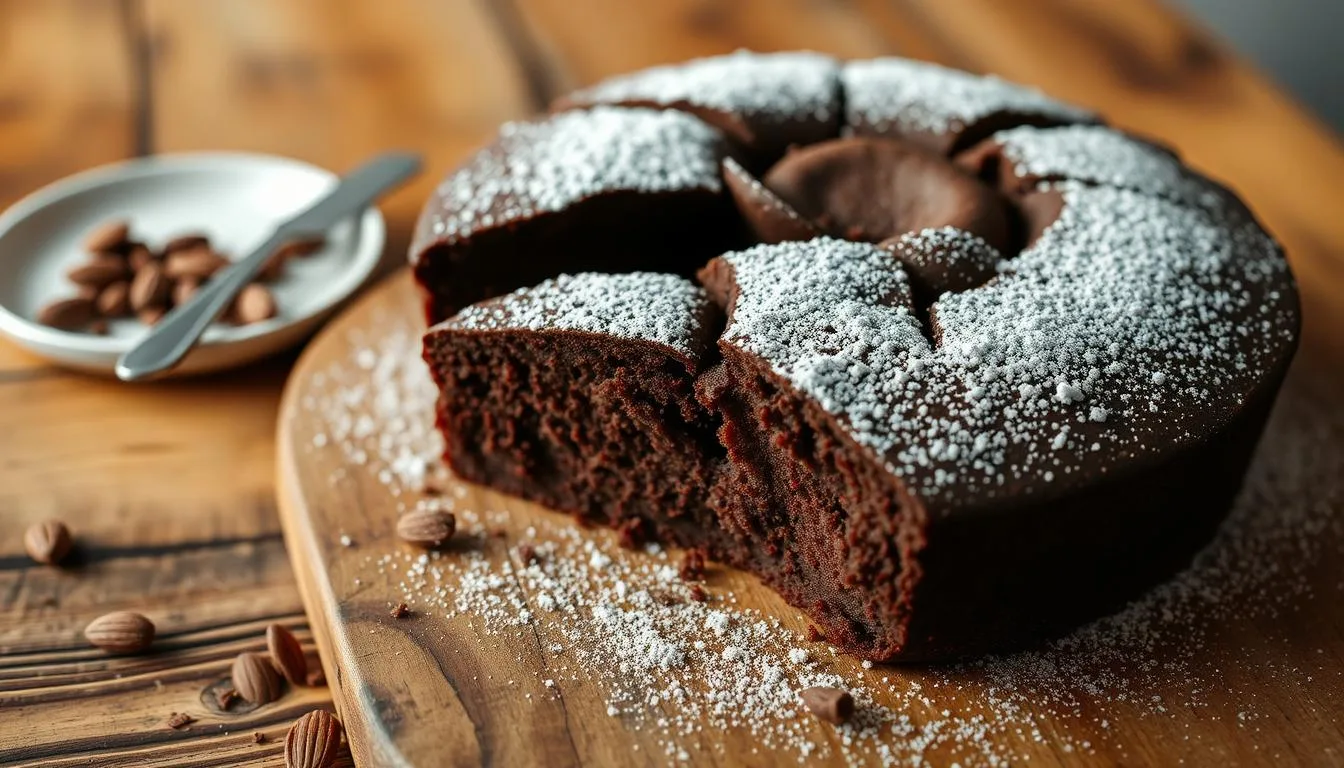 Chocolate Almond Flour Cake