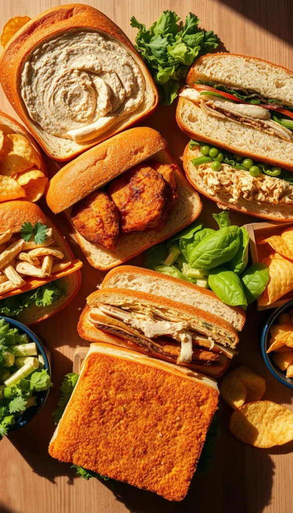 sandwich and side dish pairings